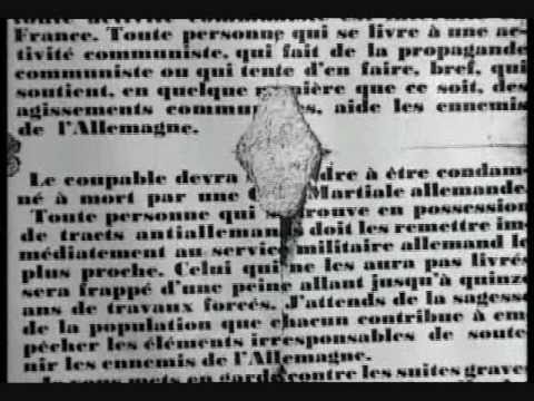 Résistance Française 1 - l'Occupation Allemande