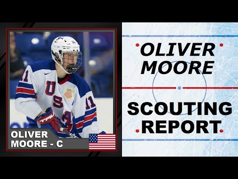 OLIVER MOORE Highlights 2023 NHL Draft Prospect
