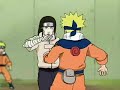 NARUTO VS NEJI AND SUSKE