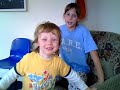 Gabe and Sage in dad\