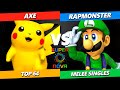 Supernova 2024 - Axe (Pikachu) Vs. Rapmonster (Luigi) Smash Melee - SSBM