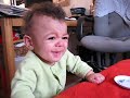 kid jake (9 mo-May 24 08) - hates cheerios-hates to eat!