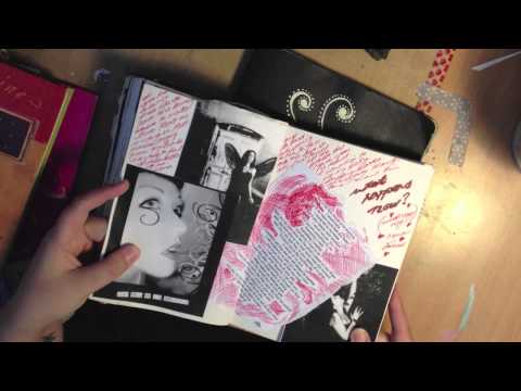 Journal - For people who dont know much about art journalling, or keeping a journal, and for people that just like a good journal perve, here is how I started keeping ...
