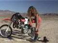 Hot Chick Motorcross Riding!