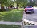 8 year old's 180 off the launch ramp. (Part 1)
