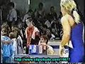 Shots of female freestyle wrestling matches
