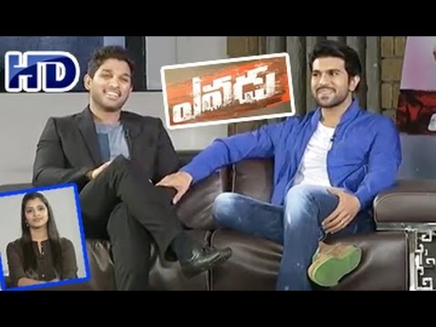 Yevadu || Chit Chat with Ram Charan and Allu Arjun || Part 02