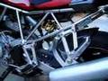 DUCATI DESMO SS 900 SPECIAL AND ITS EXHAUST. MILAN ITALY
