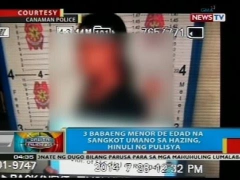 Hazing - Balita Pilipinas Ngayon rounds up the top stories from around the PhilippinesGMA's regional stations in Luzon, Visayas, and Mindanao. It's hosted by Mark Salazar and Maki Pulido and airs...