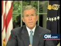 Bush Address to Nation on the Evening of September 11, 2001