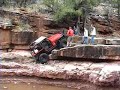 John Longo on Pyeatt Draw Waterfall