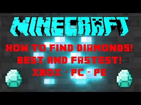 how to harvest diamonds in minecraft pe