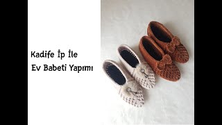 Kadife İp İle Ev Babeti Yapımı