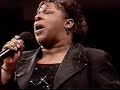 beverly crawford takes a quick praise break at the 2001 soul winners conference.