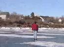 Skating on Lake Superior. Skating on Lake Superior.