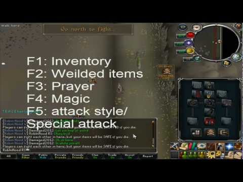 how to set f keys for runescape