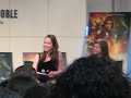 georgie henley (lucy), anna popplewell (susan), william moseley (peter), ben barnes (prince caspian) and andrew adamson(writer/director) at the barnes & noble on union square, nyc on monday may 5, 2008.

skandar keynes was unable to make it, as evidently he had finals to study for.