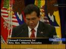 Alberto Gonzales Chokes Up Saying Goodbye