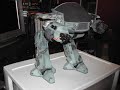 the good:
both figures are awesome. very detailed. a must have for robocop fans. i got the battle damage ed 209. i wanted to get the regular one but its very expensive about $400 to $600 on ebay. good thing i picked up the bd version because its also sold out everywhere and it goes up to same price as the regular on ebay. 
both figures were easy to put together, they just snap in place. you might want to use some kind of lubrication to make it easier to put together. i used wd-40.

the bad:
robocop flight pack has a paint defect on the helmet called 
