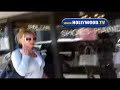 Nicollette Sheridan leaves the Jim Wayne Salon.