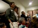 five mayoral candidates meet in a newton living room to begin the conversation of who is most suited for the city's top job.