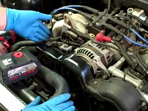 how to bleed subaru power steering