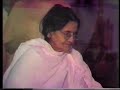 Ashramites chant the Chandi before Sri Ma Anandamayi