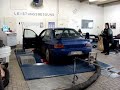 Mitsubishi Lancer Evolution IX auf dem Leistungsprüfstand