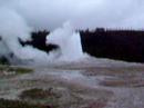 old faithful geyser in yellowstone