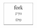 Learn English - Restaurant Vocabulary (Hebrew version)