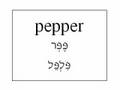 Learn English  Restaurant Vocabulary Hebrew version