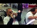 MAKING A GLASS PIPE (glass blowing) PT #1