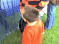 patrick conlin gettin abused by a three yr old at avery hill, and notice how pat flings the child off hahaha child abuser