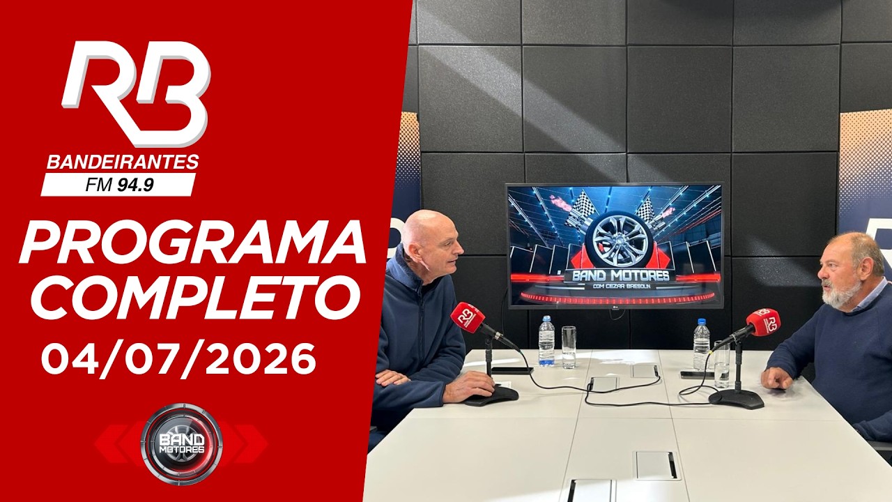 Consumo sobe, produção cai. Elétricos em alta | Band Motores na Rádio Bandeirantes | 04/07/2026