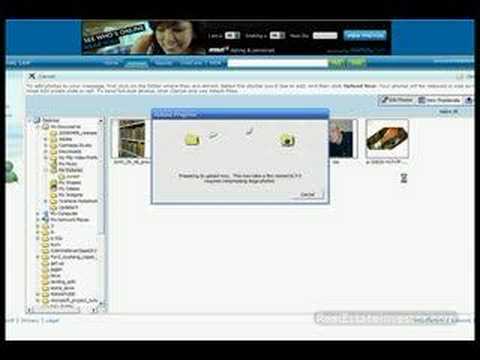 Attach - Short tutorial on how to add photos and files to email. This shows yahoo, hotmail, and gmail.