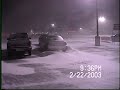 Brutal Snowstorm Rochester Hills Michigan 02/22/03
