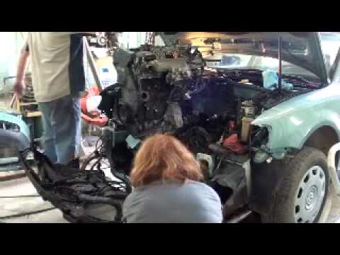 VW Passatt/Audi A4 Tear down Part 3, Engine Replacement