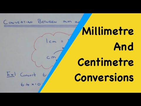 how to turn cm into m