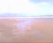 Running on the beach
