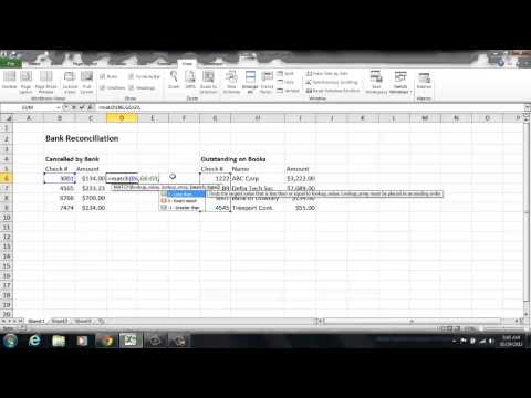 how to use the match function in excel