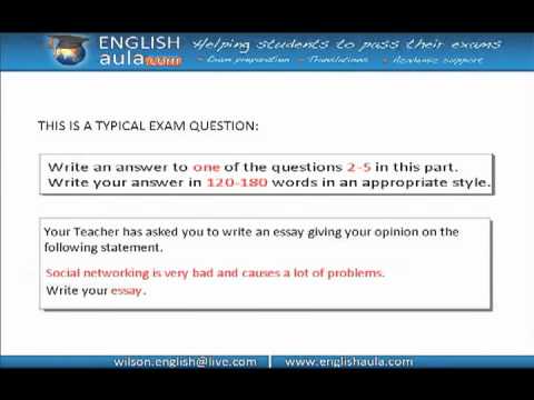 how to write email in exam