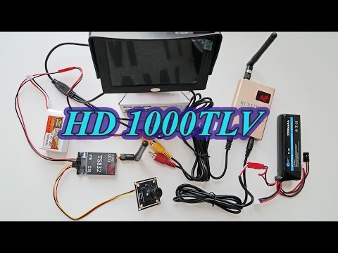 FPV 5.8G 600mW. TS832 & RC832H (Sensitivity Receiver)+HD 1000TLV Camera