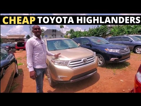 prices of cheap toyota highlander in benin nigeria