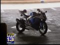 Man jumps 50 feet as police close in