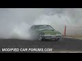 Green VL Turbo Burnout Southcoast Nationals Moruya 2008
