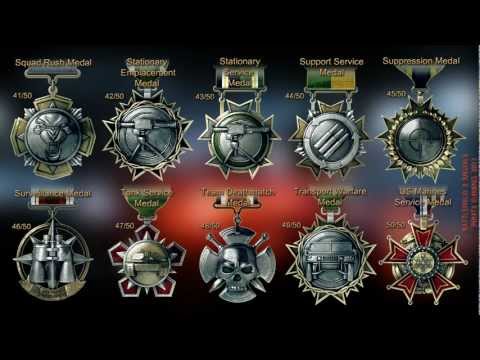 how to obtain medals in bf3