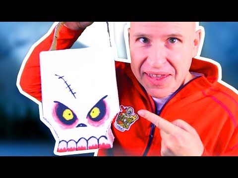 DIY Trick Or Treat Skull Basket With Secret Compartment!