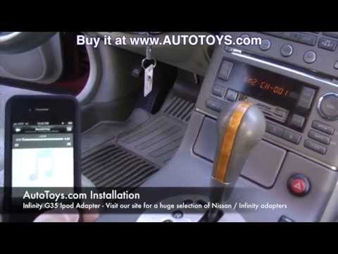 Infiniti G35 Ipod Aux USA SPEC PA15-INF Adapter Installation by Autotoys.com