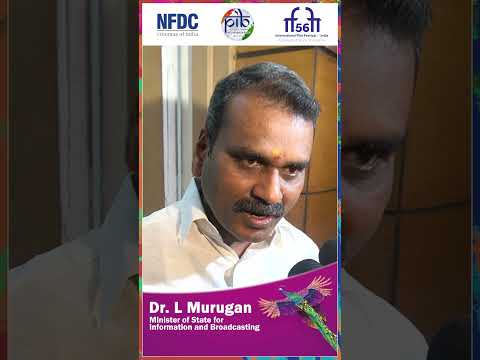 MoS, @MIB_India, @DrLMurugan while speaking about the Creative Minds of Tomorrow at #IFFI