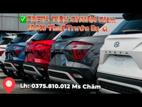 Lô Cuối Hyundai Creta Tiêu Chuẩn Nhập Khẩu Giảm 100% Thuế Trước Bạ| Lh: 0375810012 #creta #hyundai